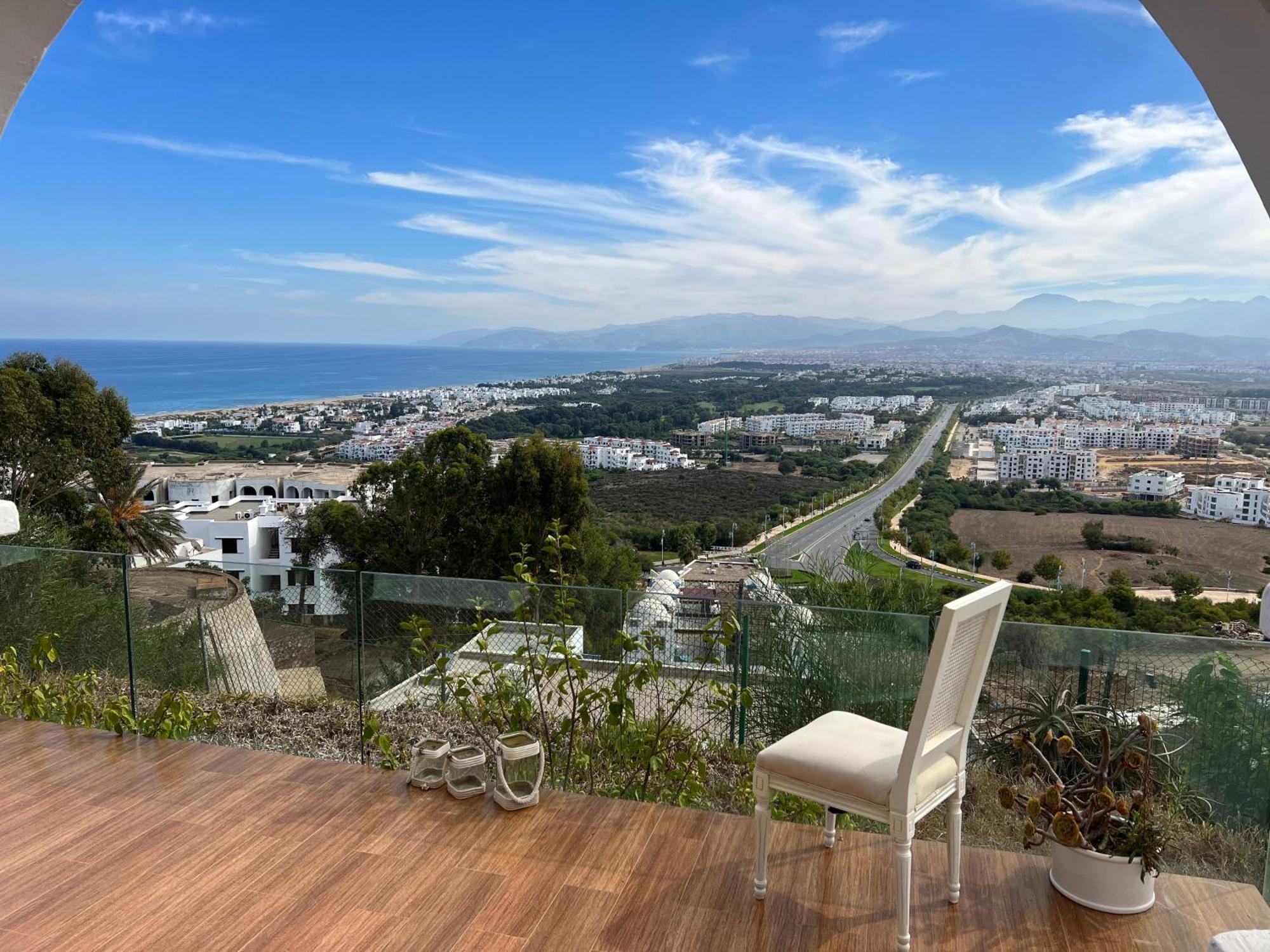 Luxueux Villa Avec Jardin Et Vue Panoramique Tétouan Extérieur photo