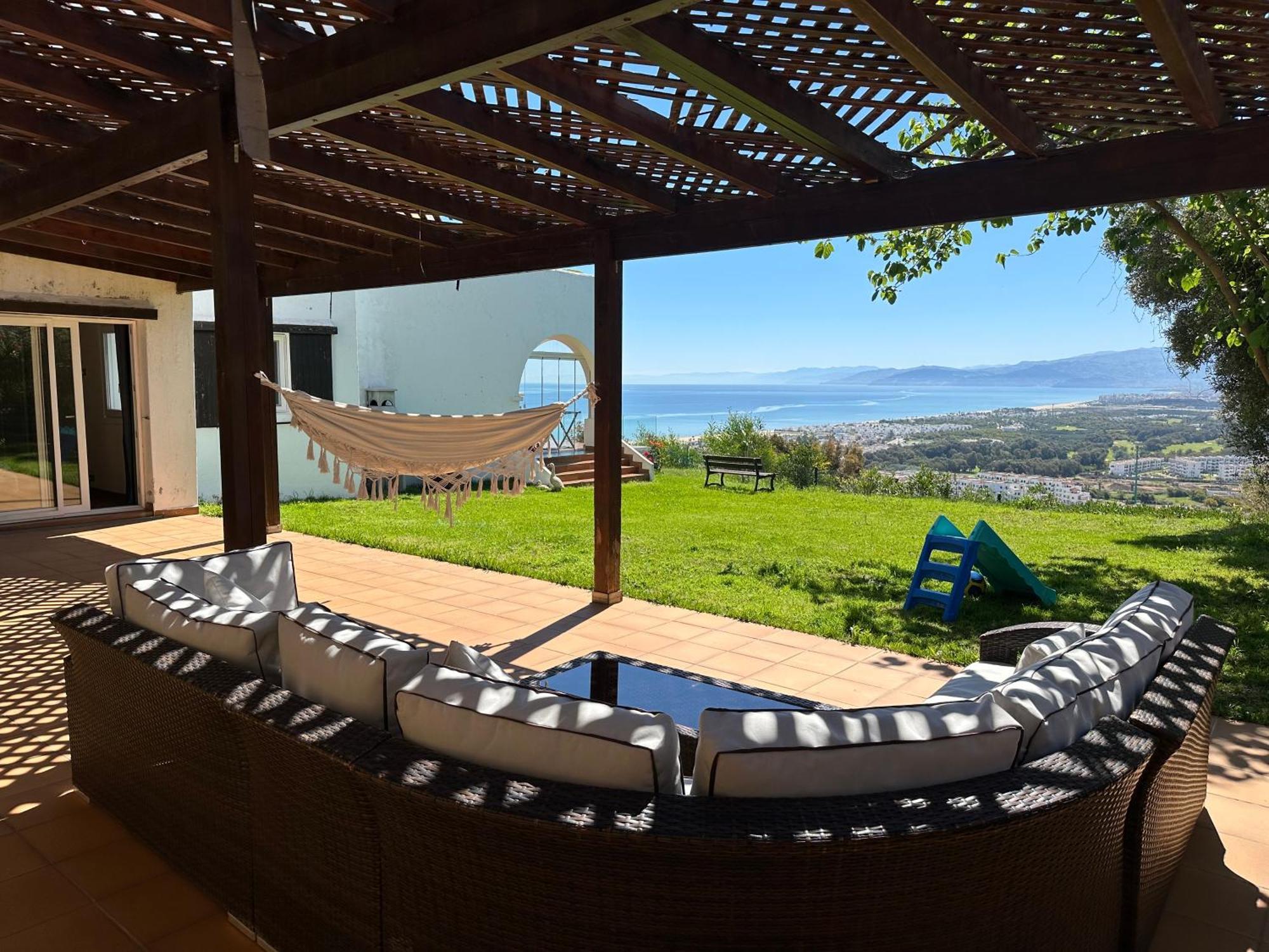 Luxueux Villa Avec Jardin Et Vue Panoramique Tétouan Extérieur photo