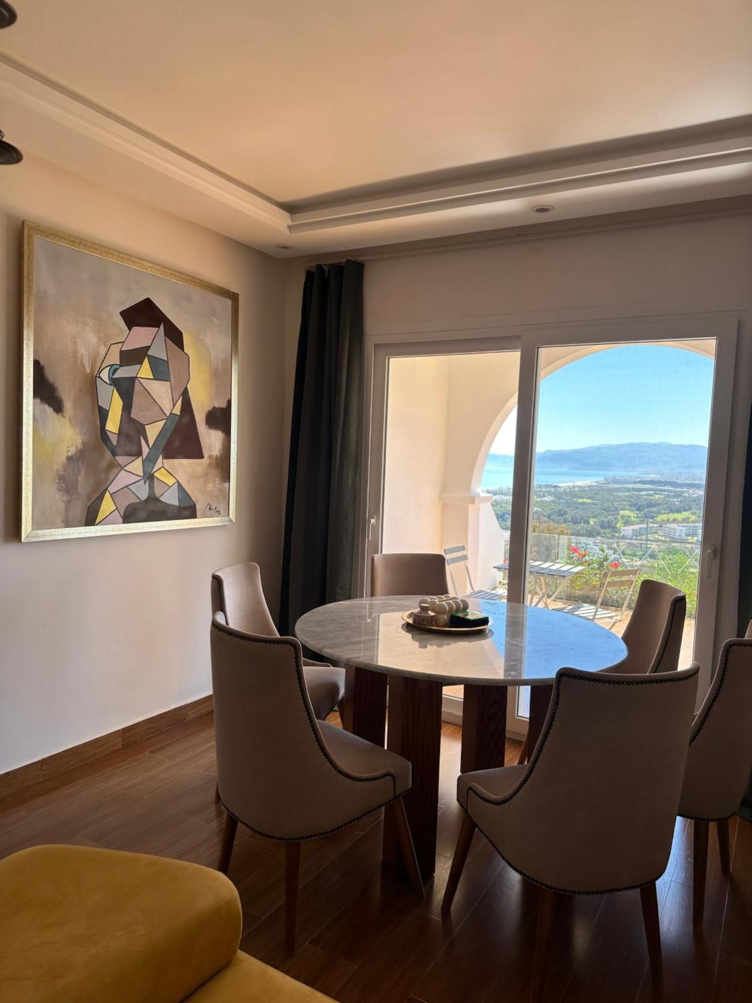 Luxueux Villa Avec Jardin Et Vue Panoramique Tétouan Extérieur photo